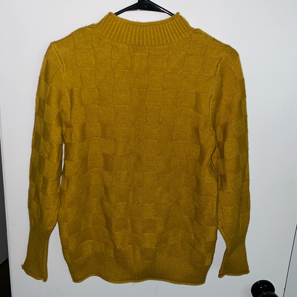 ModCloth Mustard Sweatshirt - Picture 2 of 5